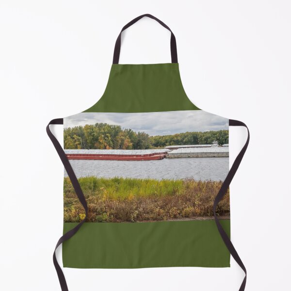 Item preview, Barges on the Mississippi River designed and sold by LINDA MCKUSICK.