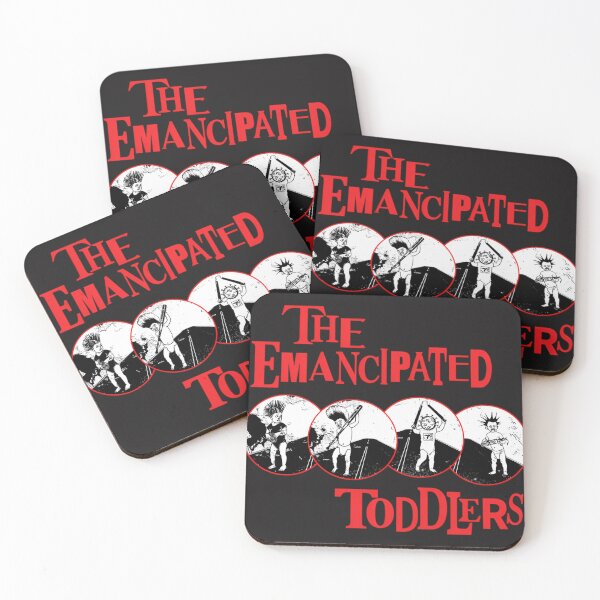 Item preview, Red Emancipated Toddlers Typeset Band designed and sold by RandyGoodin3.