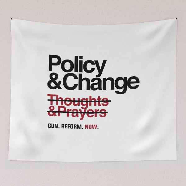 Item preview, Policy and Change, Gun Reform Now  designed and sold by HeidixHDesigns.