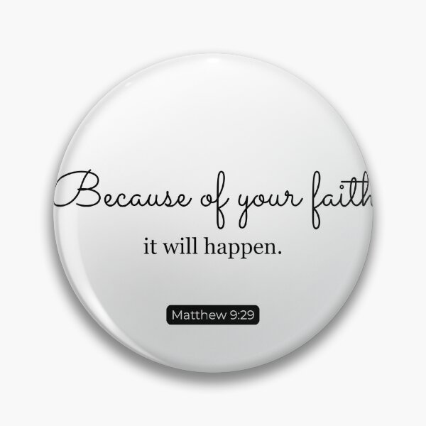 Item preview, Faith That Moves Mountains | Matthew 9:29 designed and sold by Dwordsdaily.