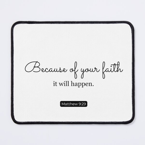 Item preview, Faith That Moves Mountains | Matthew 9:29 designed and sold by Dwordsdaily.