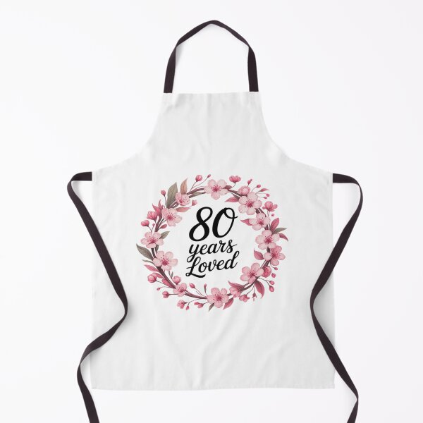 Item preview, Floral 80 Years Old 80th Birthday Women 80 Years Loved designed and sold by BlackStars3Neon.