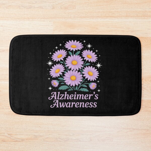 Item preview, Floral Dementia We Wear Purple For Alzheimer's Awareness designed and sold by BlackStars3Neon.