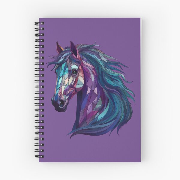 Item preview, Geometric Horse in Jewel Tones designed and sold by DappledMoon.