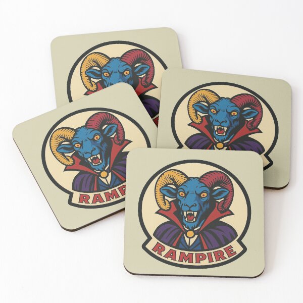 Item preview, Rampire – Funny Ram Vampire Pun Horror Design designed and sold by hangmeart.