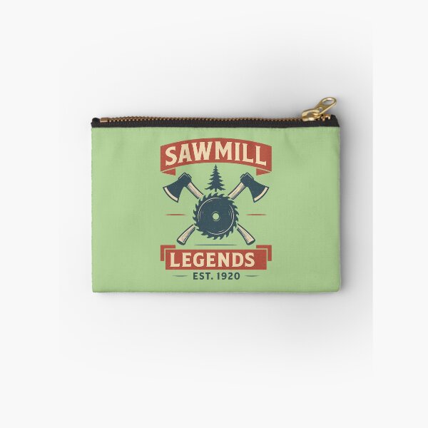 Item preview, Sawmill Legends – Vintage Americana Lumberjack Emblem Design designed and sold by Meandmyshop.