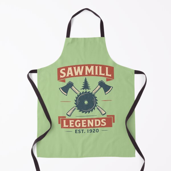Item preview, Sawmill Legends – Vintage Americana Lumberjack Emblem Design designed and sold by Meandmyshop.