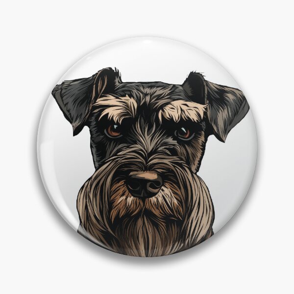 Artikelvorschau, Standardschnauzer-Hundeillustration entworfen und verkauft von whyitsme.
