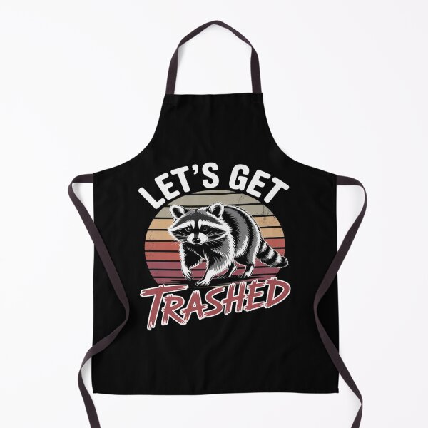 Item preview, Funny Animal Racoon Trash Panda Lets Get Trashed Raccoon designed and sold by BlackStars3Neon.