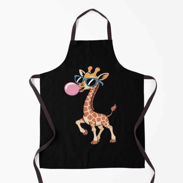 Item preview, Funny Blowing Bubble Gum Giraffe Cute Wild Animal designed and sold by BlackStars3Neon.