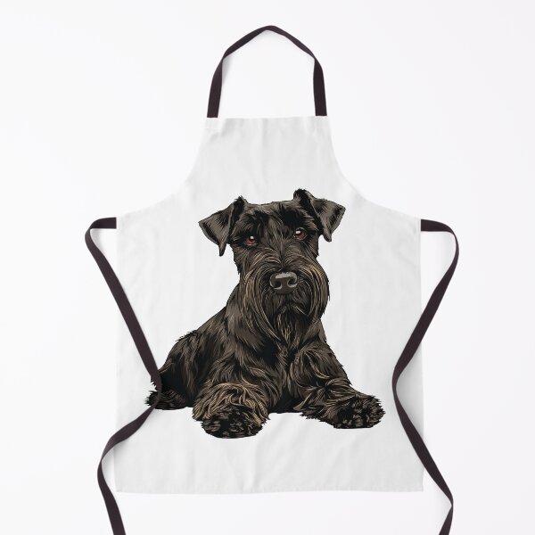 Artikelvorschau, Schwarzer Standardschnauzer-Hundeillustration entworfen und verkauft von whyitsme.