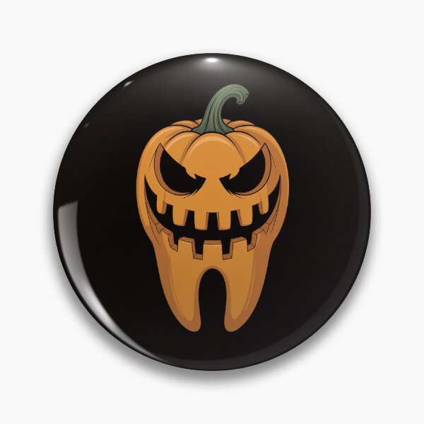 Item preview, Creepy Pumpkin Tooth Spooky Halloween Dentistry designed and sold by VladoZork.