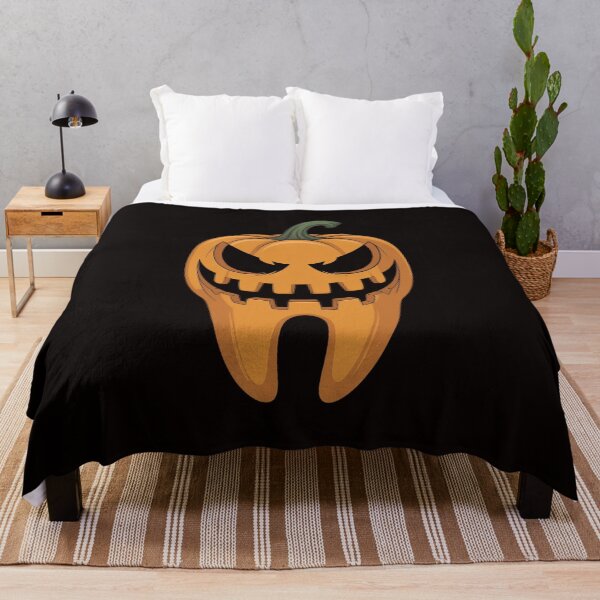 Item preview, Creepy Pumpkin Tooth Spooky Halloween Dentistry designed and sold by VladoZork.