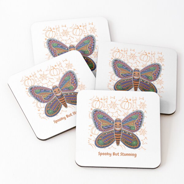 Item preview, Spooky but Stunning Butterfly – Halloween Skull Design designed and sold by DotsNSoul.