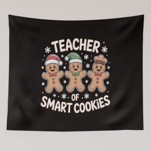 Item preview, Christmas Teacher Of Smart Cookies Cute Gingerbread Cookies designed and sold by VladoZork.