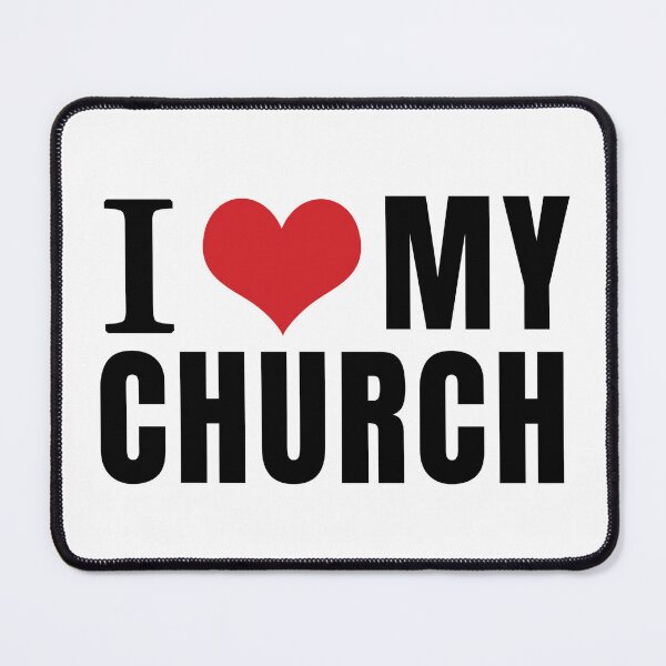 Item preview, I love my church designed and sold by Flavaprints4u.