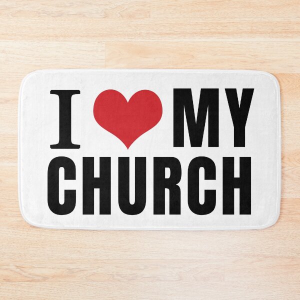 Item preview, I love my church designed and sold by Flavaprints4u.