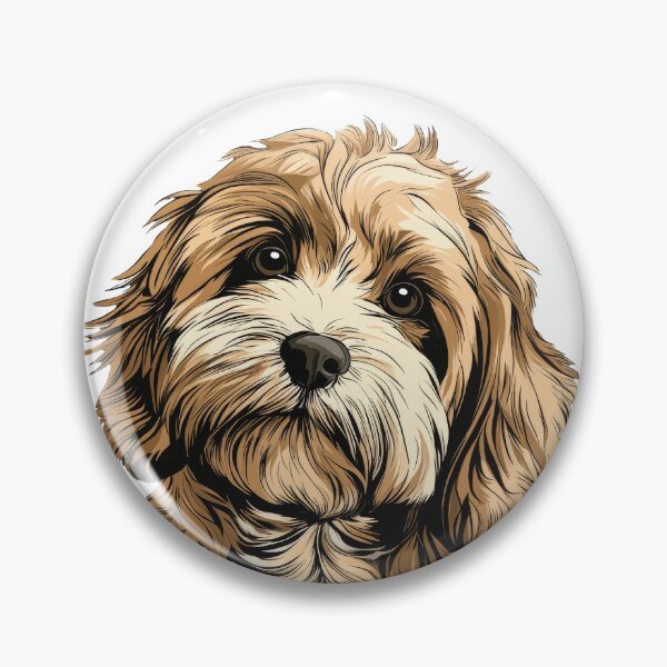 Item preview, Cavapoo Dog Illustration designed and sold by whyitsme.