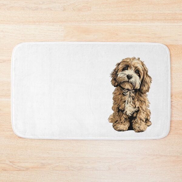 Item preview, Cavapoo Dog Illustration designed and sold by whyitsme.