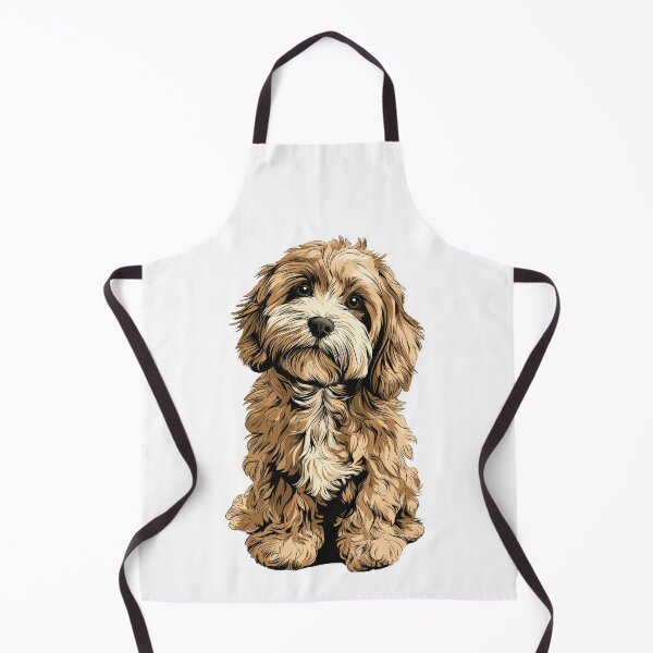 Item preview, Cavapoo Dog Illustration designed and sold by whyitsme.