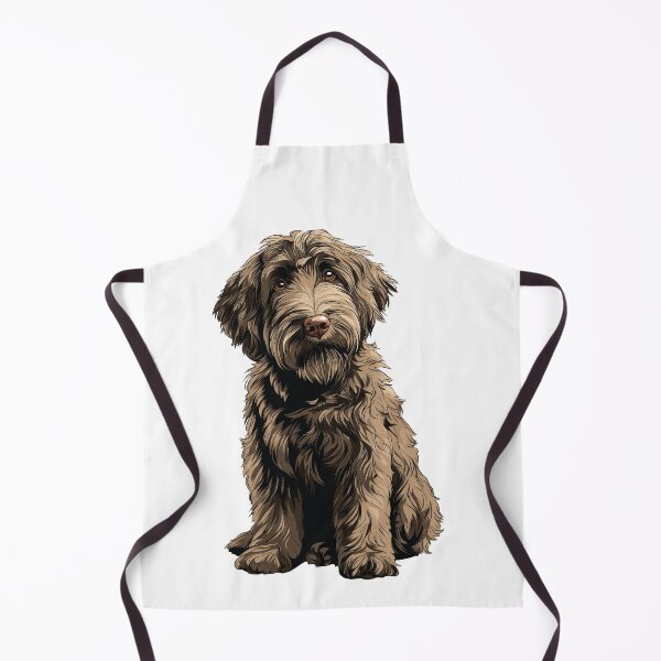 Item preview, Ilustración de perro labradoodle chocolate designed and sold by whyitsme.