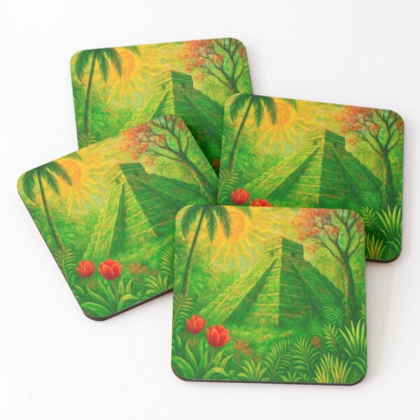 Item preview, Temple of the Sacred Jungle designed and sold by DeborahDillehayArt.