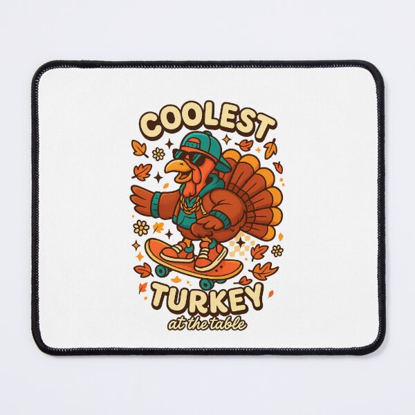 Item preview, Coolest Turkey Skateboarding – Funny Thanksgiving Cartoon Design designed and sold by DailyDrivesct.