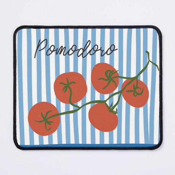 Item preview, Tomato, pomodoro - blue stripes designed and sold by ElmLenonn.