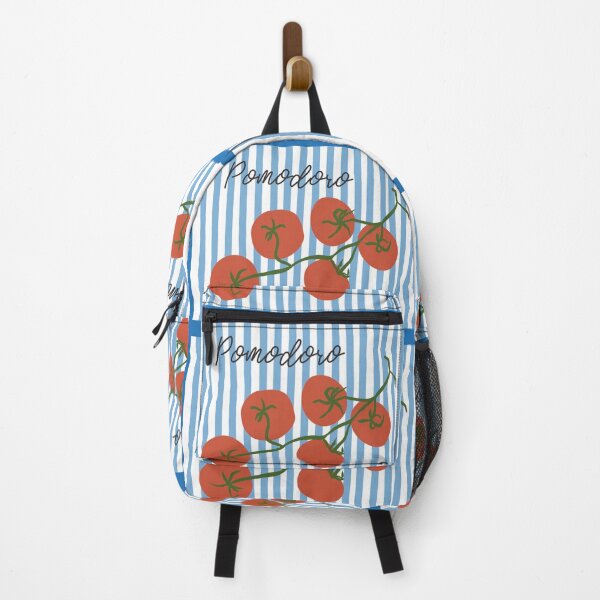 Item preview, Tomato, pomodoro - blue stripes designed and sold by ElmLenonn.