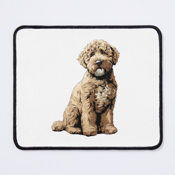 Artikelvorschau, Off White Lagotto Romagnolo Hund Illustration entworfen und verkauft von whyitsme.