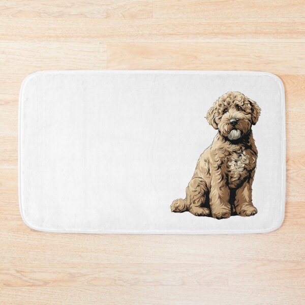 Artikelvorschau, Off White Lagotto Romagnolo Hund Illustration entworfen und verkauft von whyitsme.