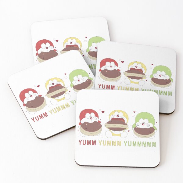 Item preview, Doraemon Mini-Doras Eating Dorayaki Pancakes designed and sold by Greatbluewhale3.