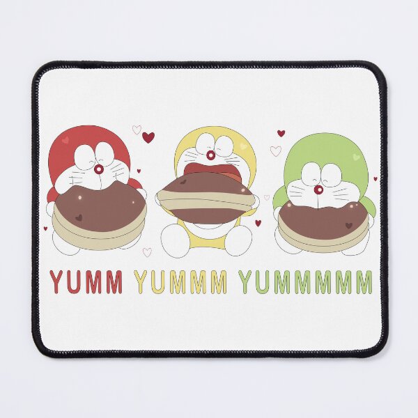 Item preview, Doraemon Mini-Doras Eating Dorayaki Pancakes designed and sold by Greatbluewhale3.