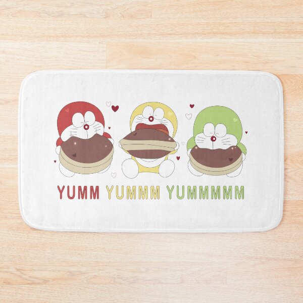Item preview, Doraemon Mini-Doras Eating Dorayaki Pancakes designed and sold by Greatbluewhale3.