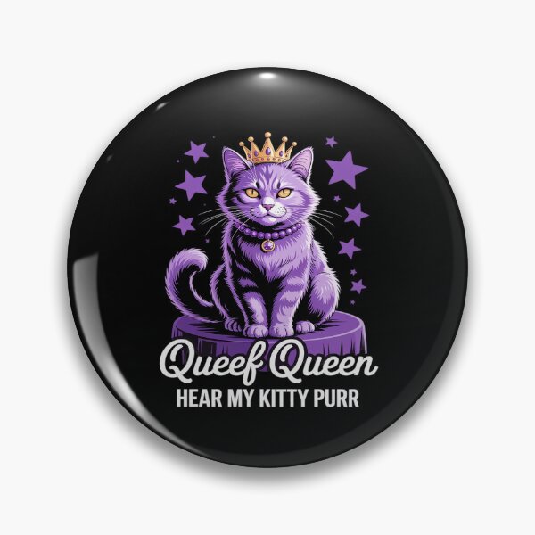 Item preview, Funny Queef Queen Cat Inappropriate Dirty Adult Humor Jokes designed and sold by KingsLife1994.