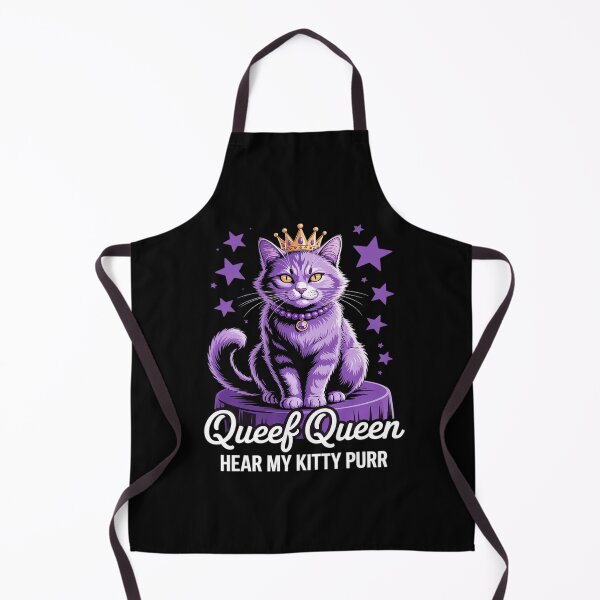 Item preview, Funny Queef Queen Cat Inappropriate Dirty Adult Humor Jokes designed and sold by KingsLife1994.