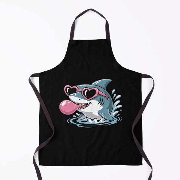 Item preview, Funny Shark Wearing Glasses and Blowing Pink Bubble Gum designed and sold by KingsLife1994.