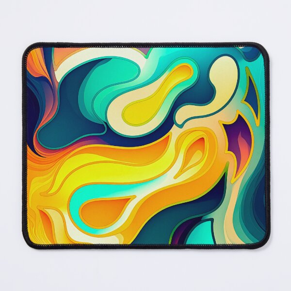 Item preview, Abstract Retro Flow – Colorful Organic Layers designed and sold by NizuCaCi.