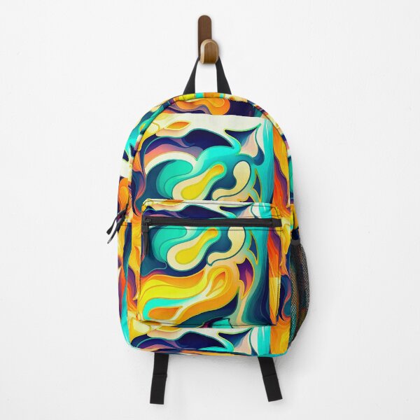 Item preview, Abstract Retro Flow – Colorful Organic Layers designed and sold by NizuCaCi.