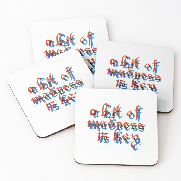Item preview, Madness is Key designed and sold by InkCrowStudios.