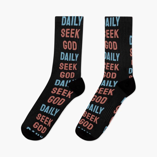 Item preview, Seek God Daily Inspirational Minimalist Design designed and sold by Creatively Torn.