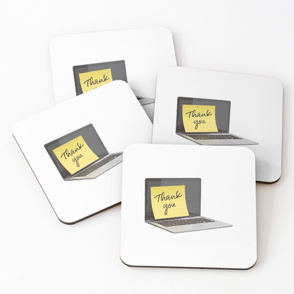 Item preview, Thank You Memo On A Laptop designed and sold by FWLKIT.