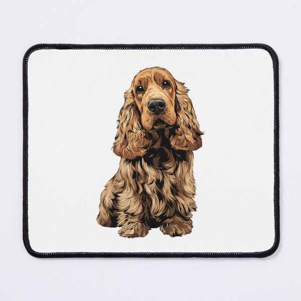 Item preview, Red Cocker Spaniel Dog Illustration designed and sold by whyitsme.