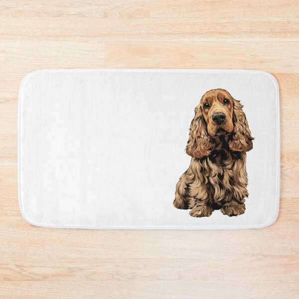 Item preview, Red Cocker Spaniel Dog Illustration designed and sold by whyitsme.