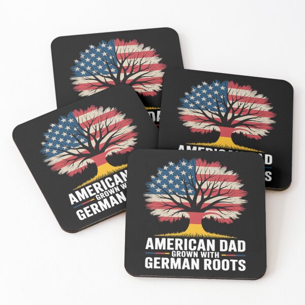 Item preview, German Roots American Grown Dad  Fathers Day Gift designed and sold by KingsLife1994.
