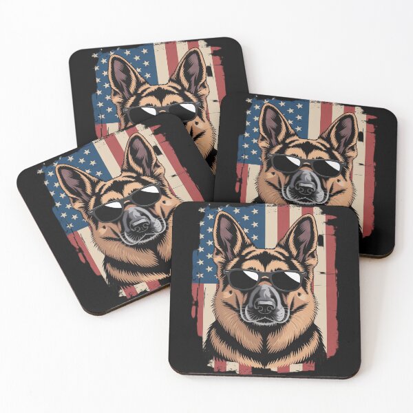 Item preview, German Shepherd Dog American Patriot Shirt Independence Day designed and sold by KingsLife1994.