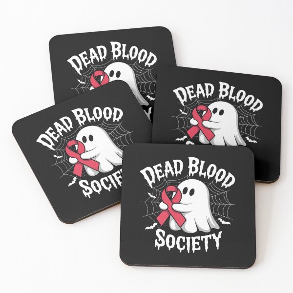 Item preview, Ghost Dead Blood Society Blood Cancer Awareness Halloween designed and sold by KingsLife1994.