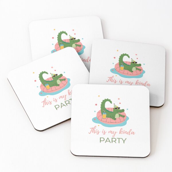 Item preview, That’s My Kinda Party – Funny Alligator Pool Float Design designed and sold by SDesignsUSA.