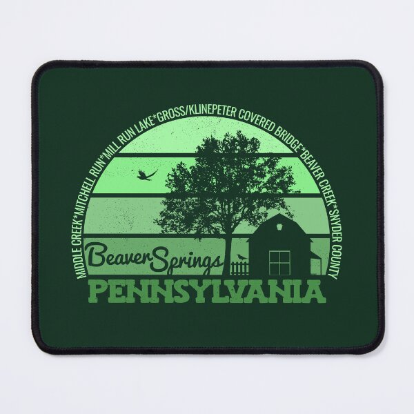 Item preview, Beaver Springs Pennsylvania Sunset Retro Vintage Local Pride Logo designed and sold by CRHPOD20.