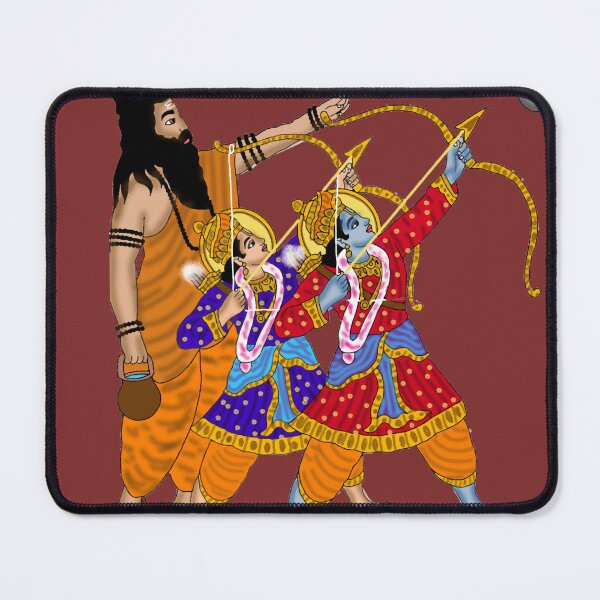 Item preview, Tadka Vadh Digital Painting | Lord Rama Defeats Demoness Tadaka | Ramayana Mythology Art designed and sold by Harshit_Digital_Arts.
